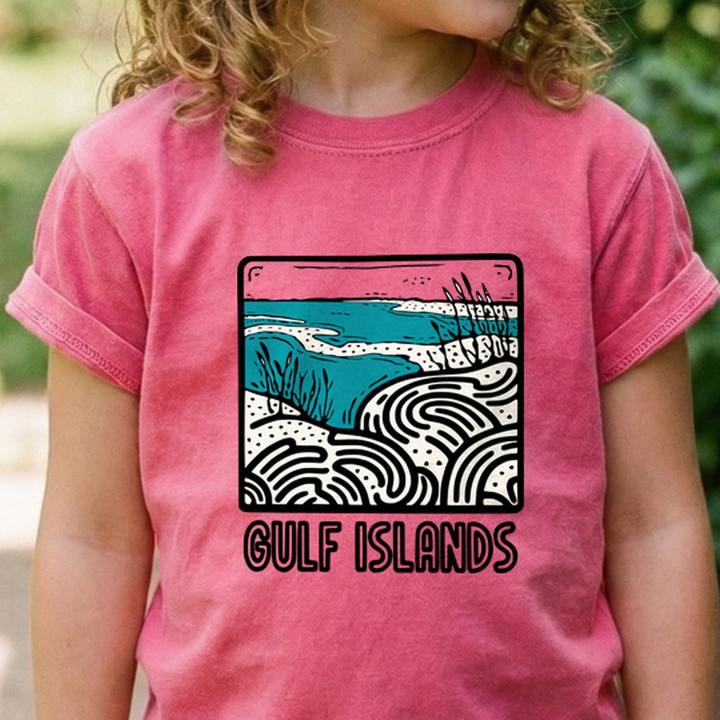 Gulf Islands National Seashore Kids Cotton T-Shirt