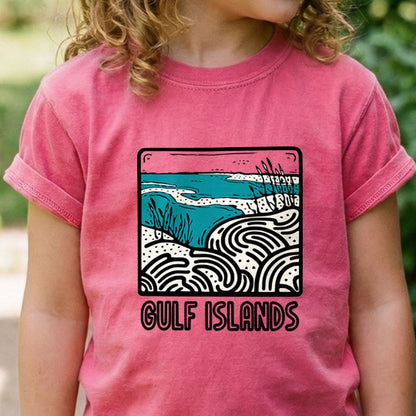 Gulf Islands National Seashore Kids Cotton T-Shirt