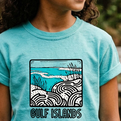 Gulf Islands National Seashore Kids Cotton T-Shirt