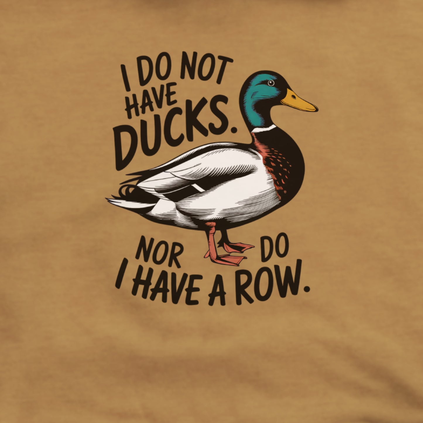 Ducks in a Row Hoodie Adventure and Outdoors Themed Hoodie