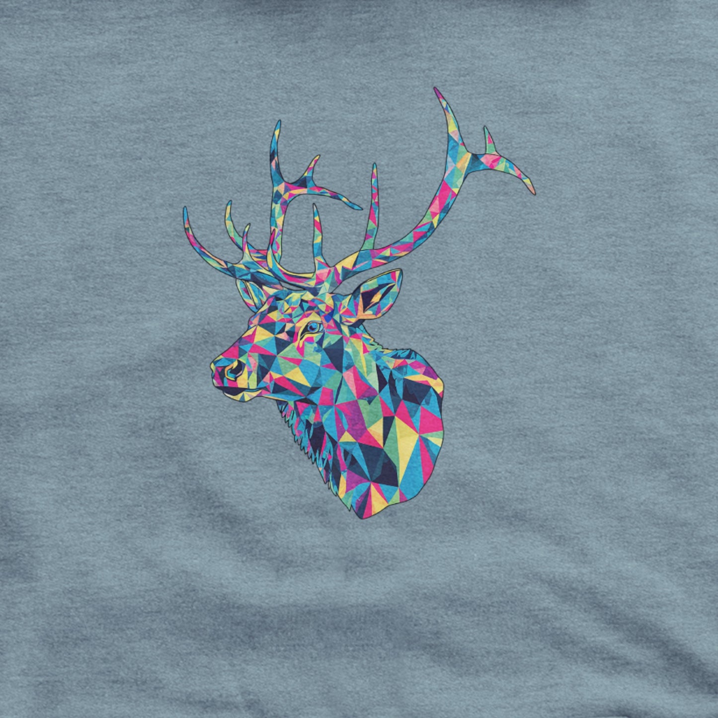 Elk Mosaic Hoodie Adventure and Outdoors Themed Hoodie