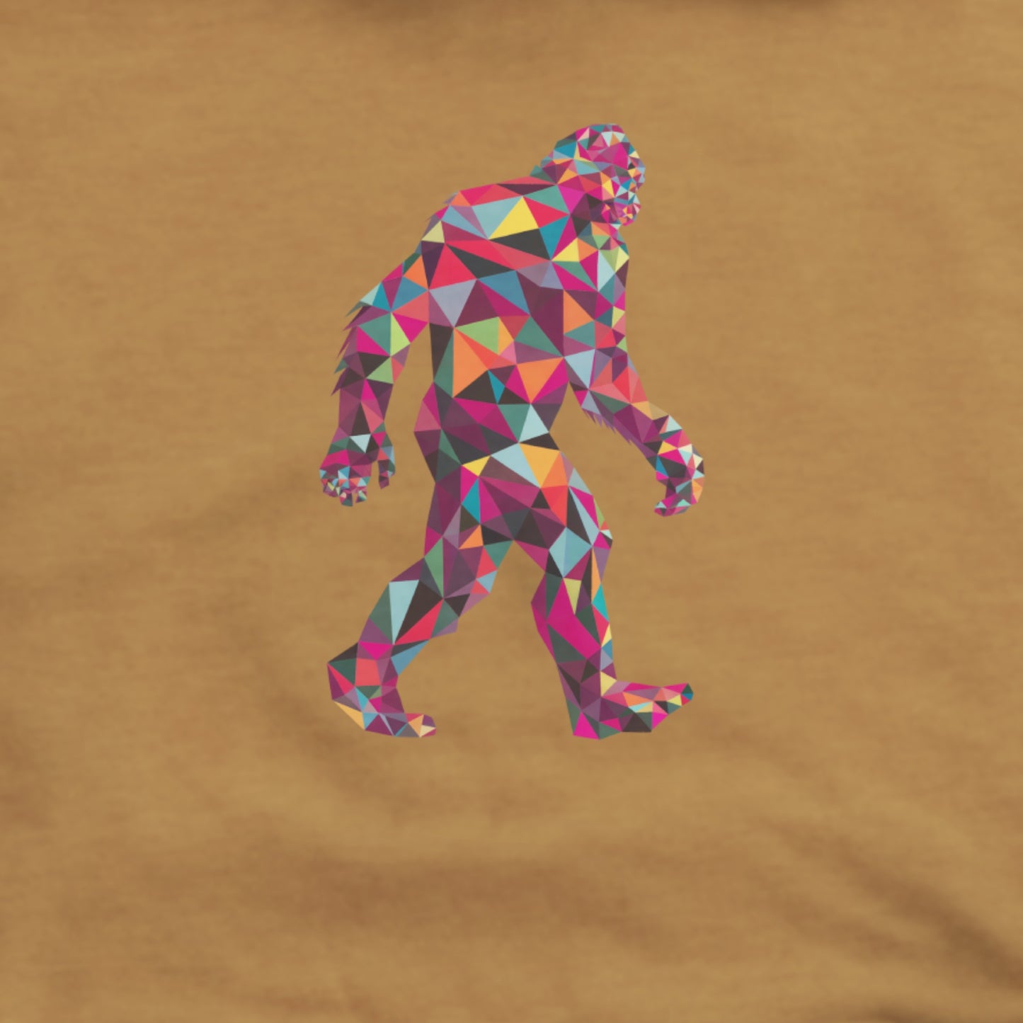Sasquatch Mosaic Hoodie Adventure and Outdoors Themed Hoodie