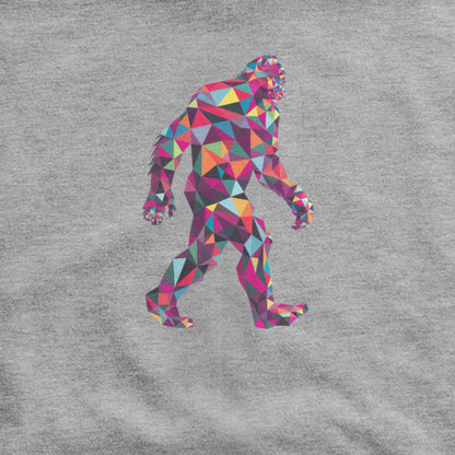 Sasquatch Mosaic Hoodie Adventure and Outdoors Themed Hoodie