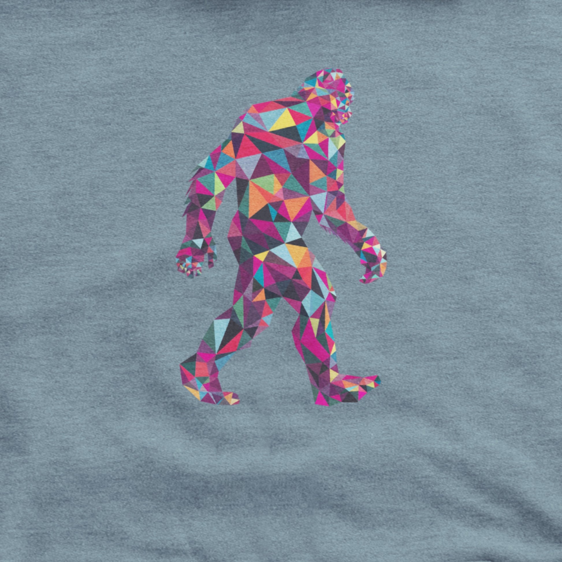 Sasquatch Mosaic Hoodie Adventure and Outdoors Themed Hoodie