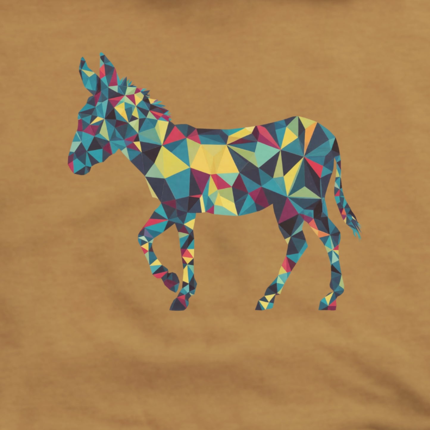Donkey Mosaic Hoodie Adventure and Outdoors Themed Hoodie