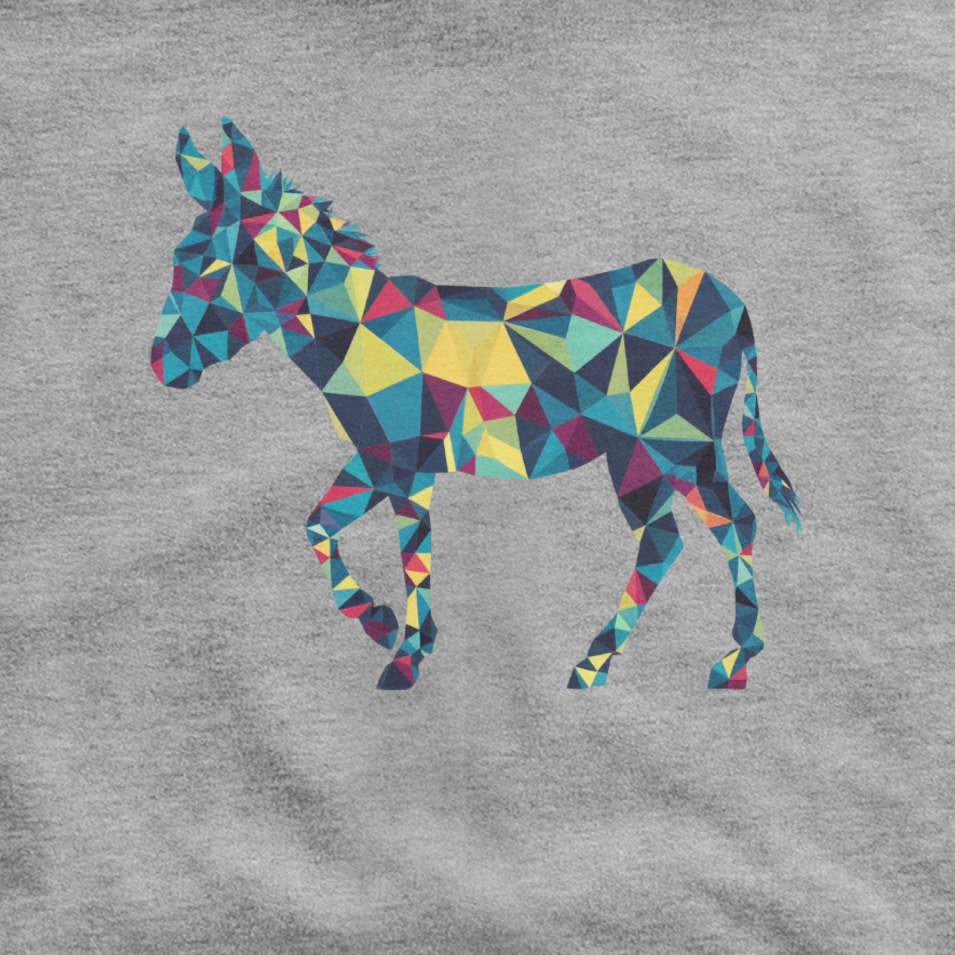 Donkey Mosaic Hoodie Adventure and Outdoors Themed Hoodie