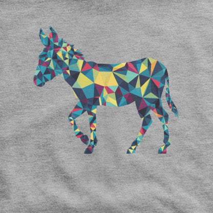 Donkey Mosaic Hoodie Adventure and Outdoors Themed Hoodie