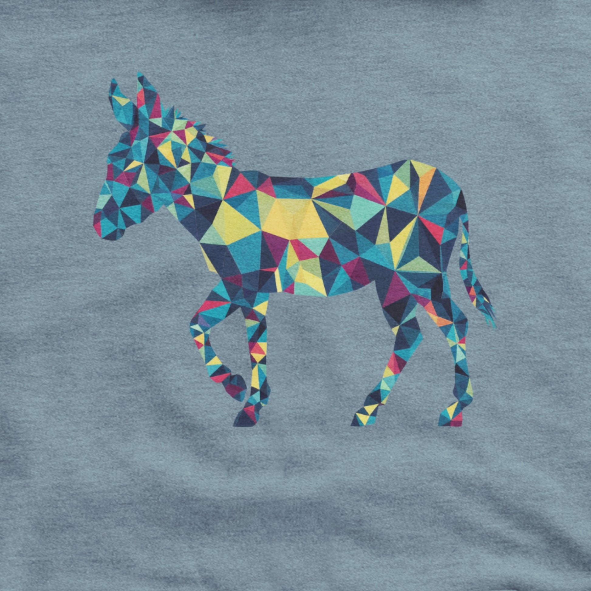 Donkey Mosaic Hoodie Adventure and Outdoors Themed Hoodie