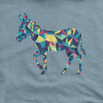 Donkey Mosaic Hoodie Adventure and Outdoors Themed Hoodie