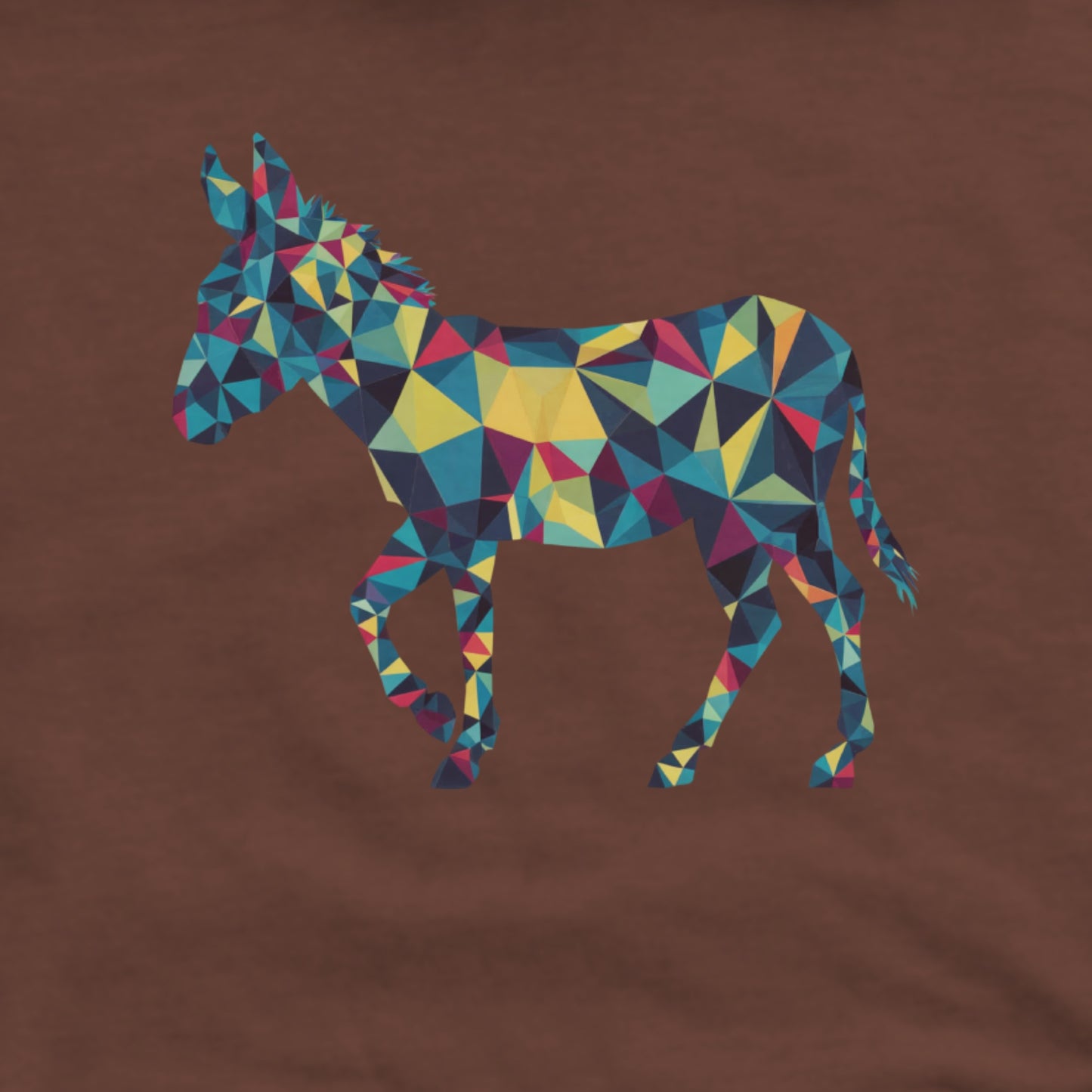 Donkey Mosaic Hoodie Adventure and Outdoors Themed Hoodie