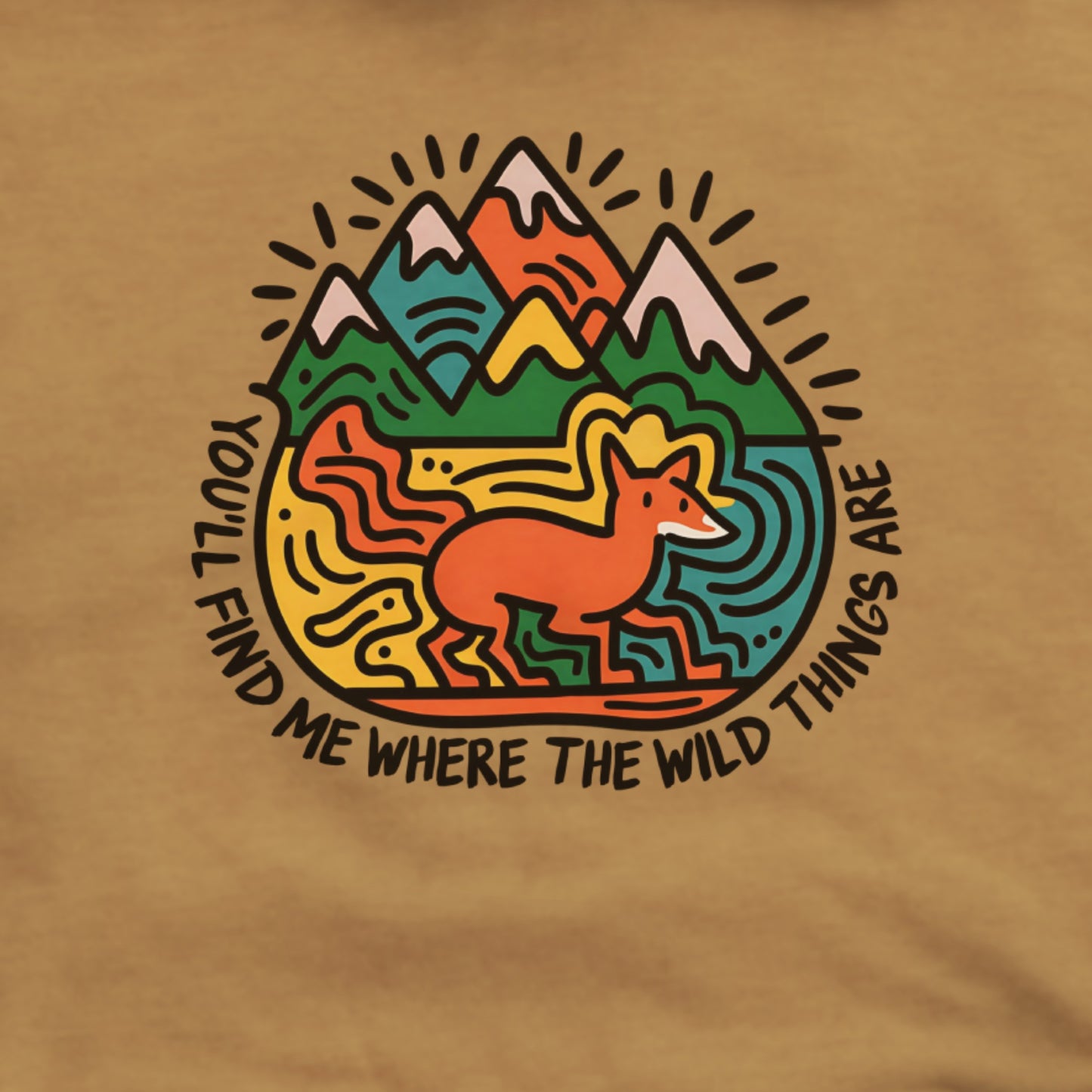 You'll Find Me Hoodie Adventure and Outdoors Themed Hoodie