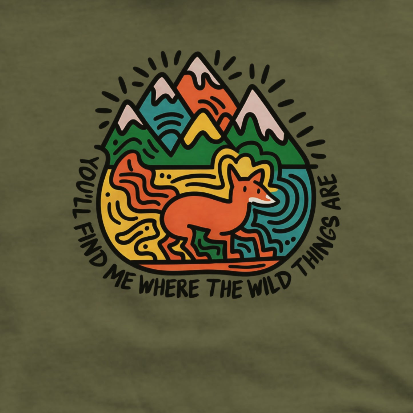 You'll Find Me Hoodie Adventure and Outdoors Themed Hoodie