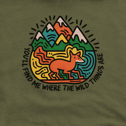 You'll Find Me Hoodie Adventure and Outdoors Themed Hoodie