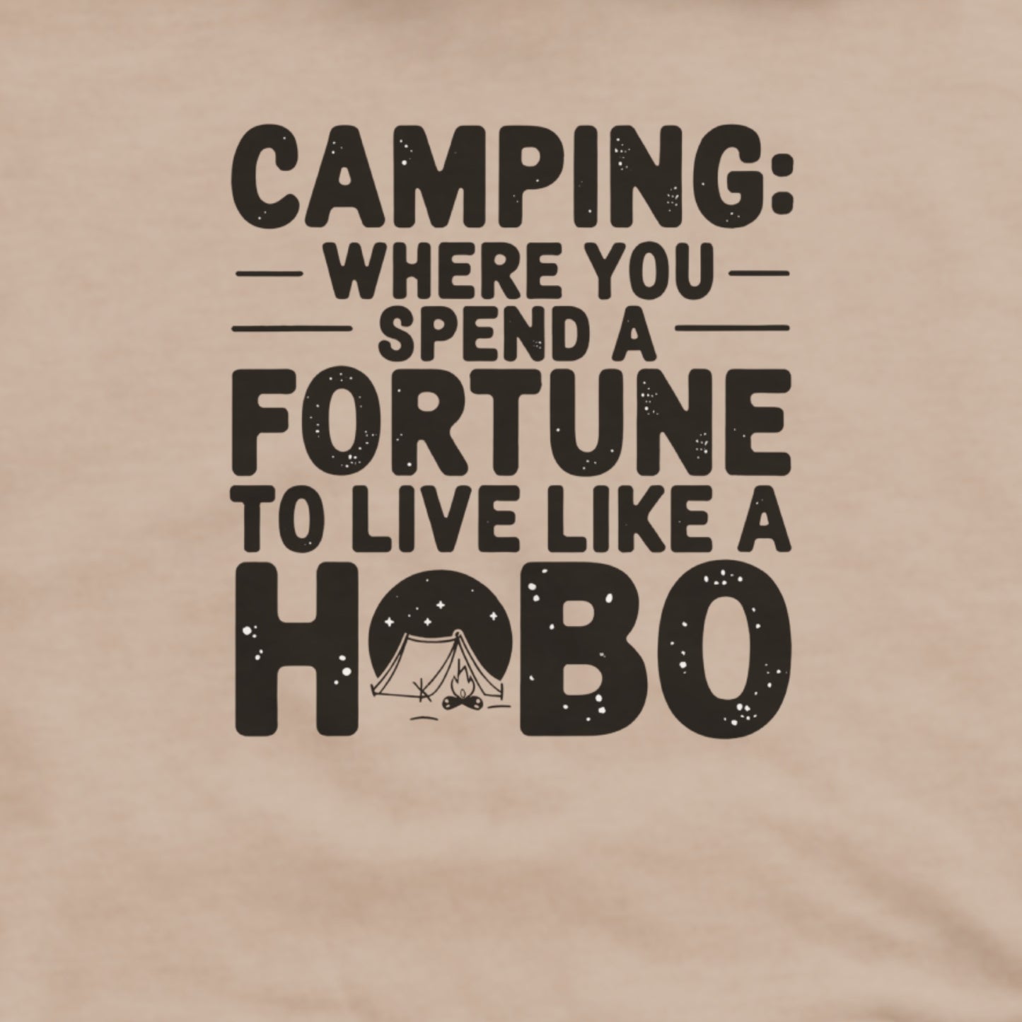 Spend a Fortune Hoodie Adventure and Outdoors Themed Hoodie