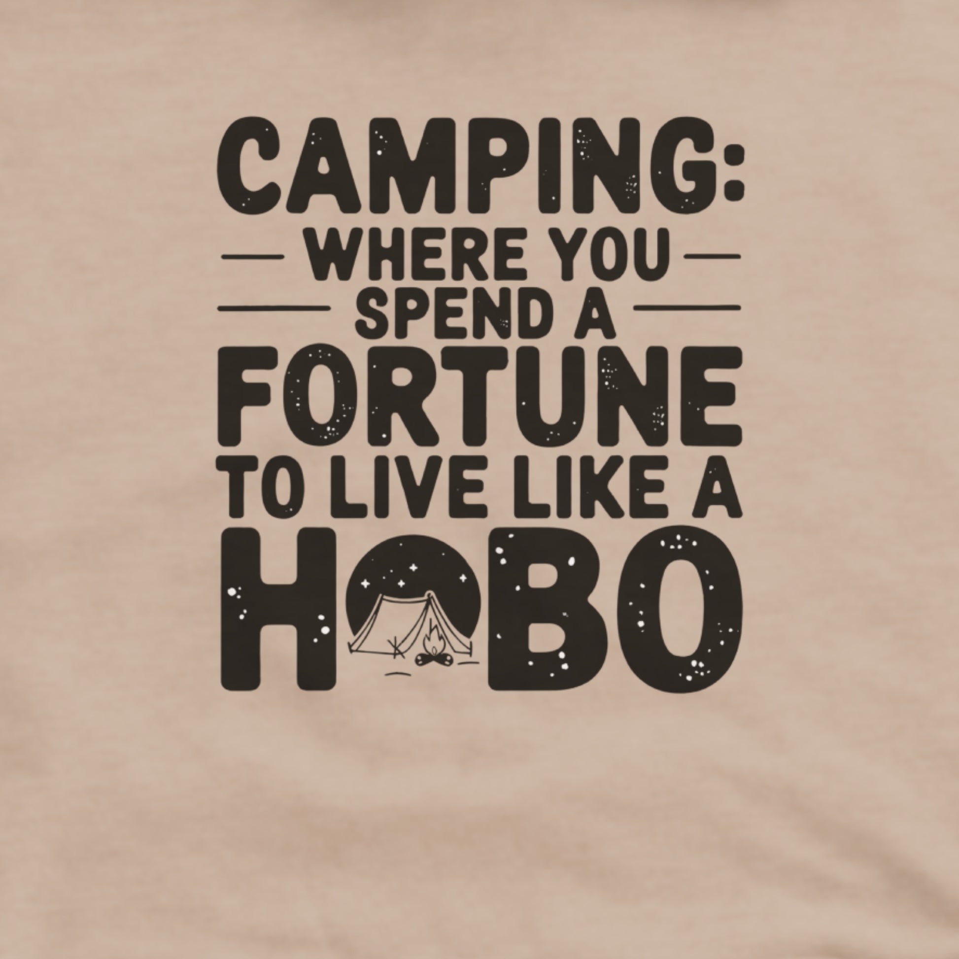 Spend a Fortune Hoodie Adventure and Outdoors Themed Hoodie