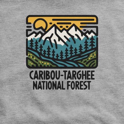 Caribou-Targhee National Forest Hoodie Adventure and Outdoors Themed Hoodie