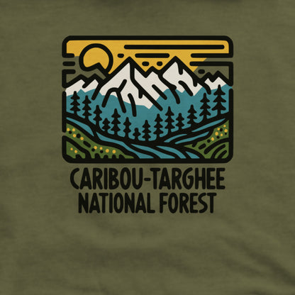 Caribou-Targhee National Forest Hoodie Adventure and Outdoors Themed Hoodie