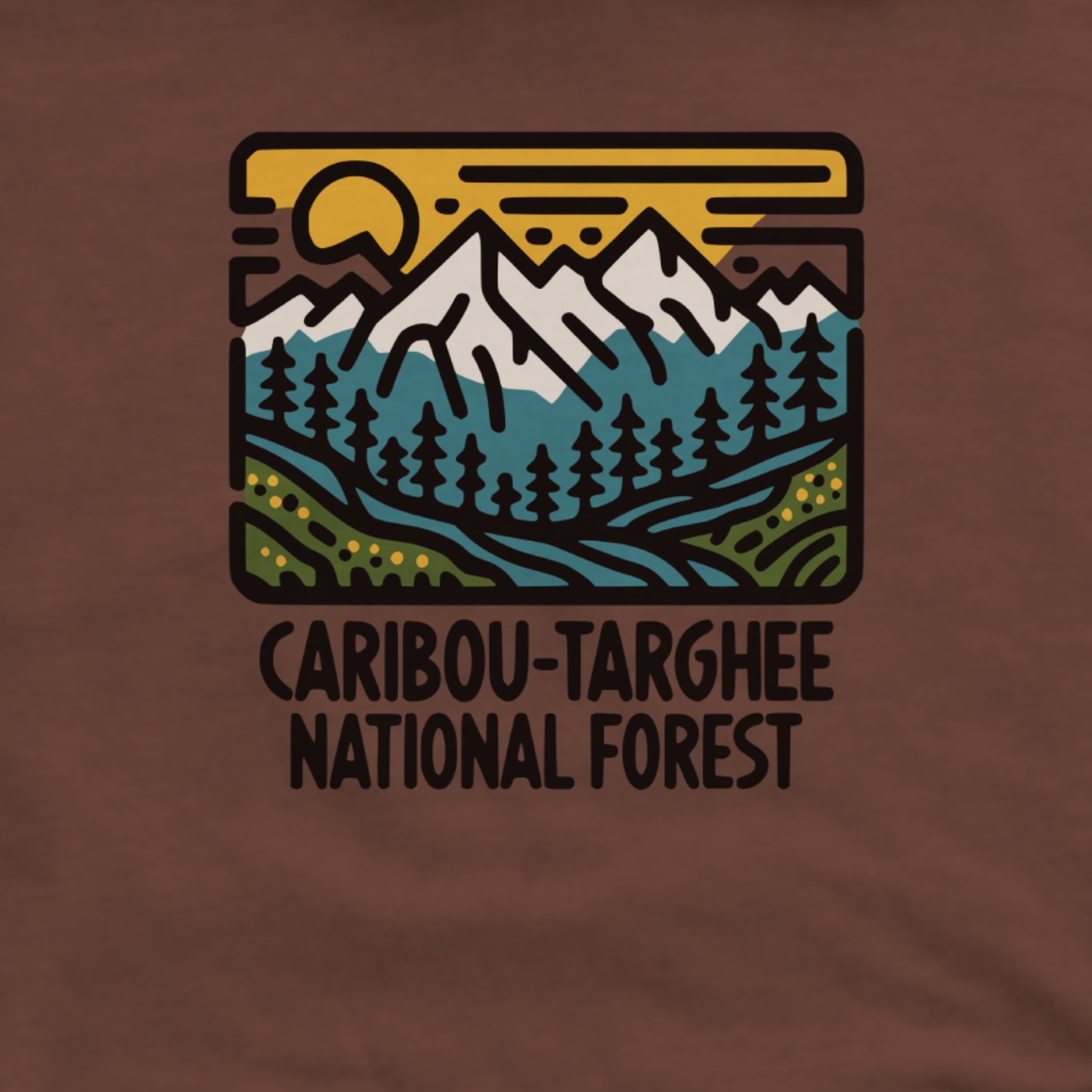 Caribou-Targhee National Forest Hoodie Adventure and Outdoors Themed Hoodie