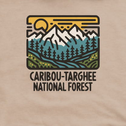 Caribou-Targhee National Forest Hoodie Adventure and Outdoors Themed Hoodie