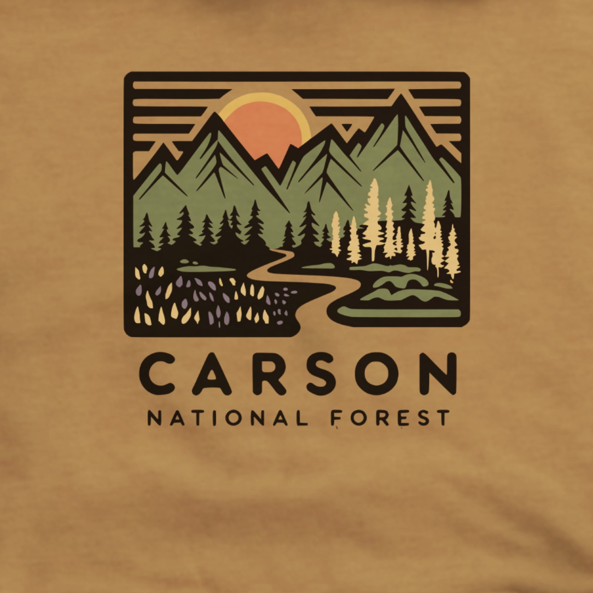 Carson National Forest Hoodie Adventure and Outdoors Themed Hoodie