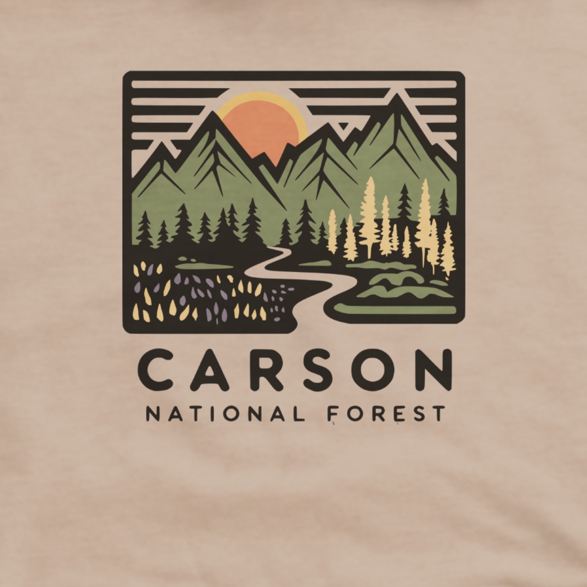 Carson National Forest Hoodie Adventure and Outdoors Themed Hoodie