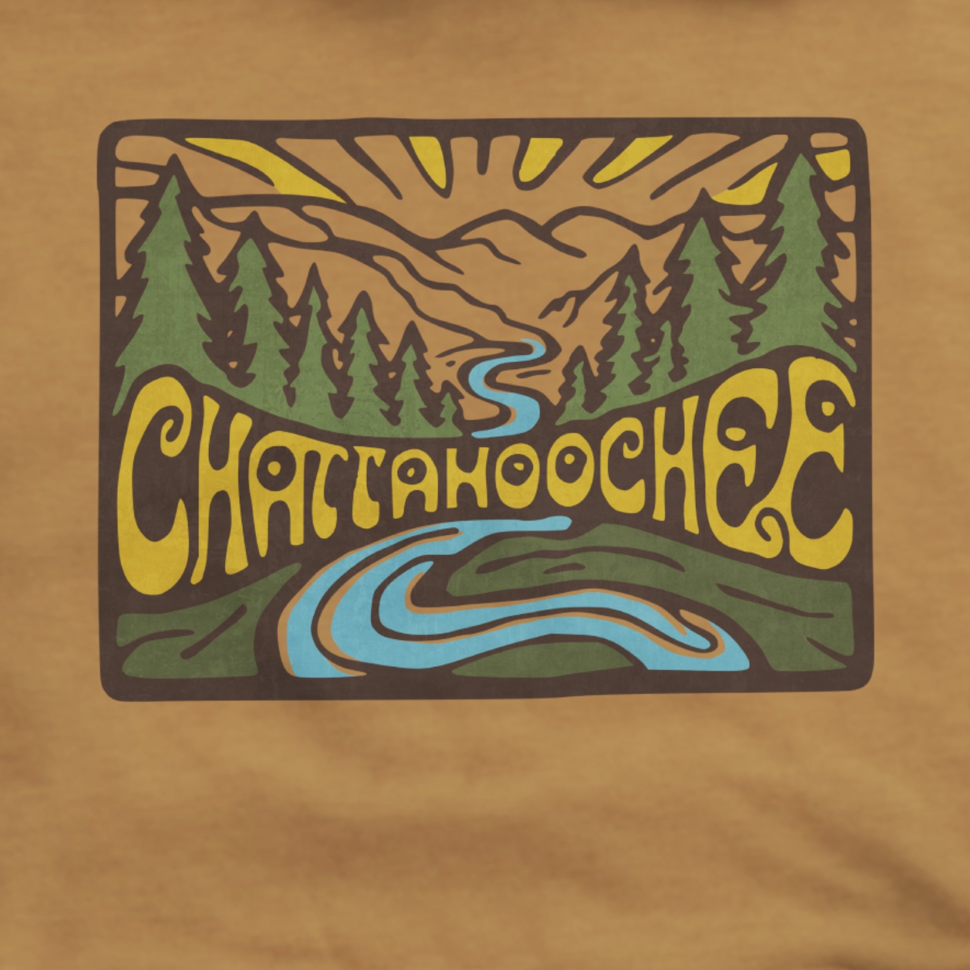 Chattahoochee National Forest Hoodie Adventure and Outdoors Themed Hoodie