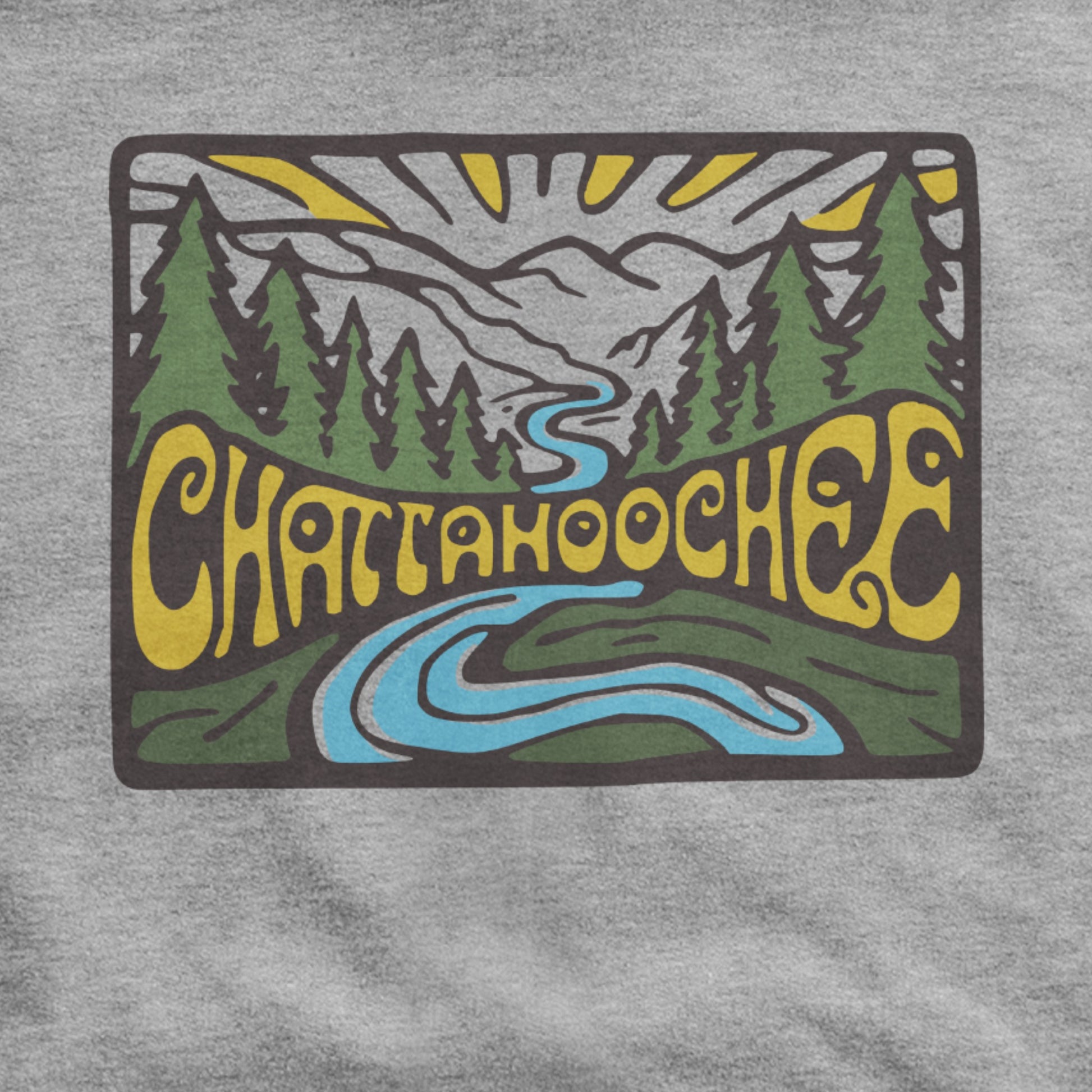 Chattahoochee National Forest Hoodie Adventure and Outdoors Themed Hoodie