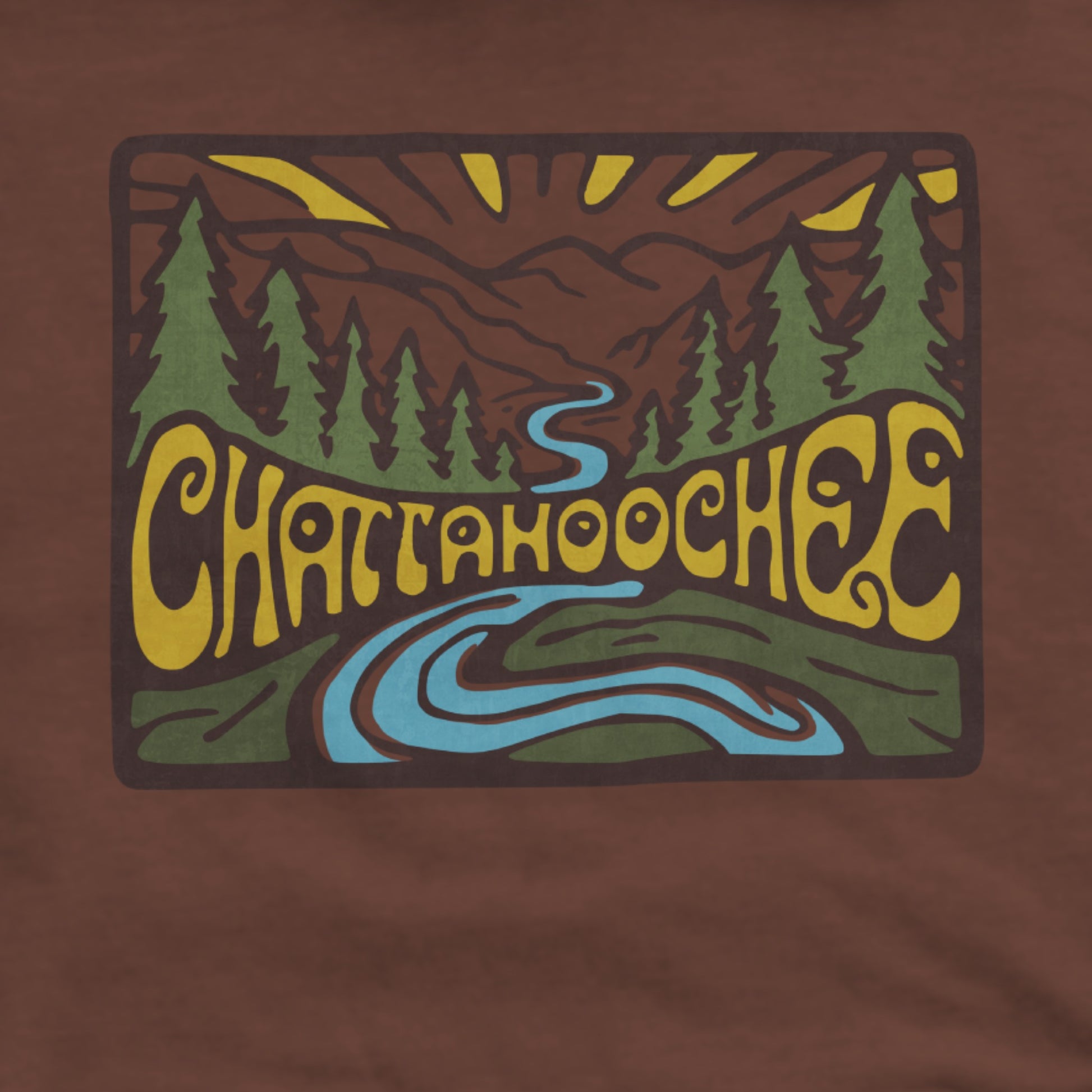 Chattahoochee National Forest Hoodie Adventure and Outdoors Themed Hoodie