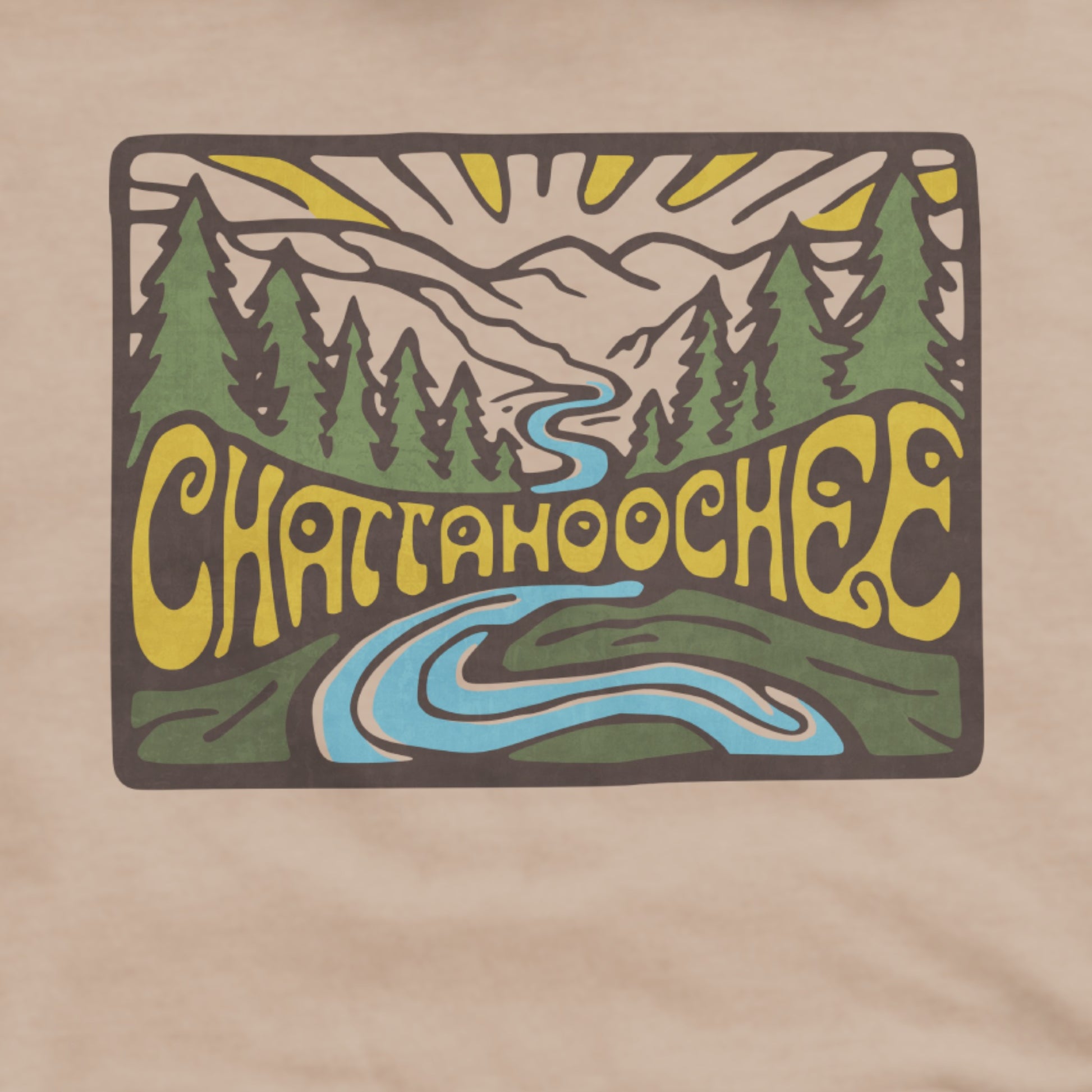 Chattahoochee National Forest Hoodie Adventure and Outdoors Themed Hoodie