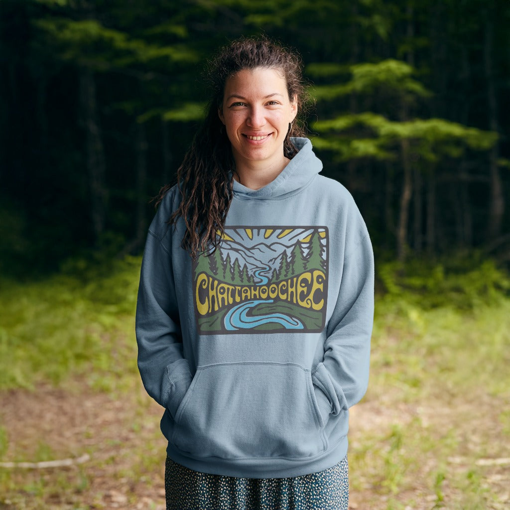 Chattahoochee National Forest Hoodie Adventure and Outdoors Themed Hoodie