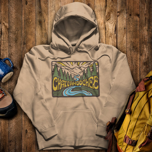 Chattahoochee National Forest Hoodie Sand Adventure and Outdoors Themed Hoodie