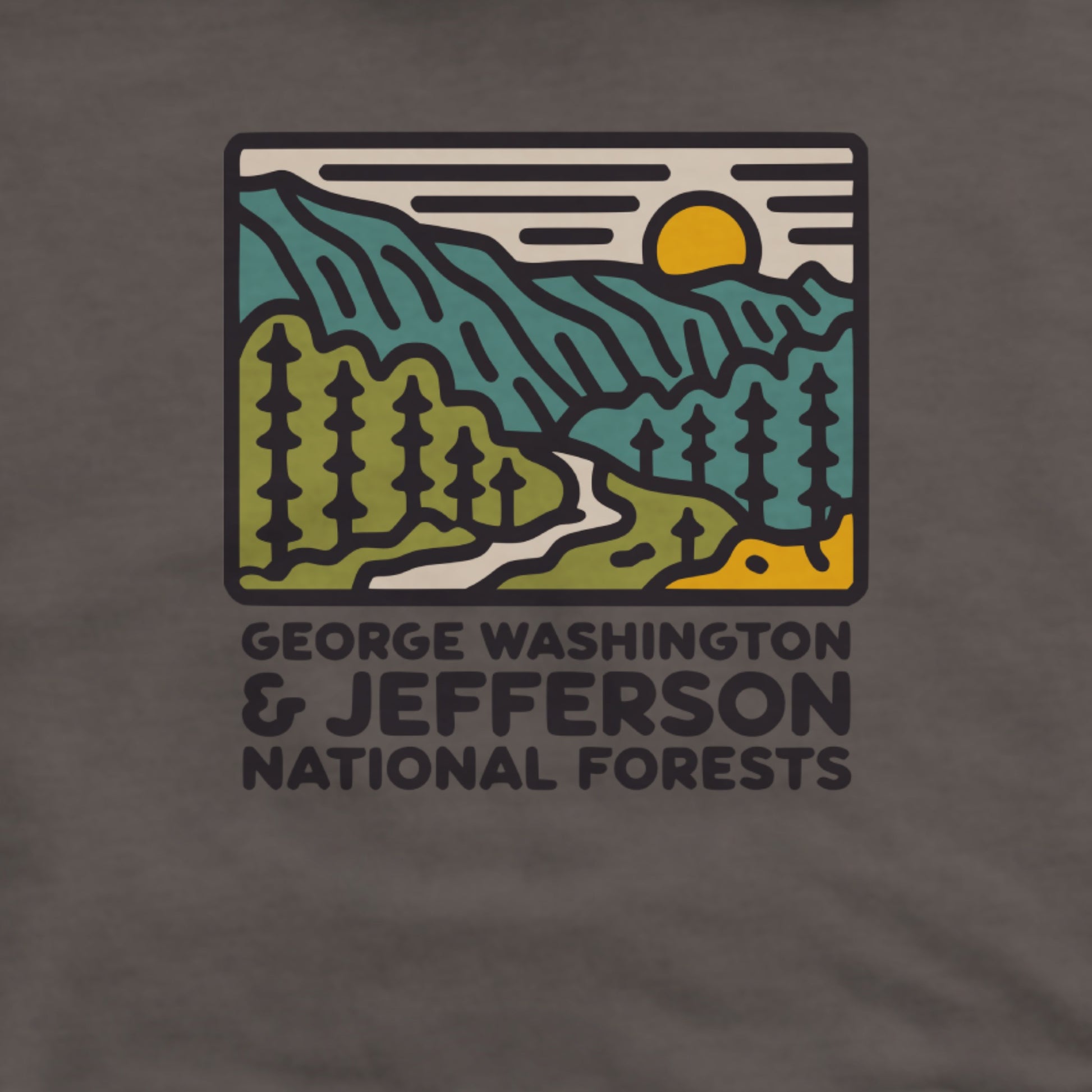 George Washington and Jefferson National Forests Hoodie Adventure and Outdoors Themed Hoodie