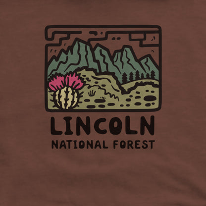 Lincoln National Forest Hoodie Adventure and Outdoors Themed Hoodie