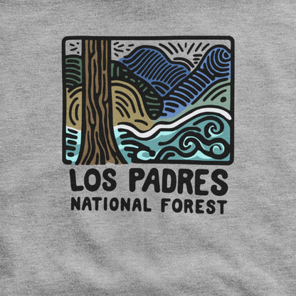 Los Padres National Forest Hoodie Adventure and Outdoors Themed Hoodie