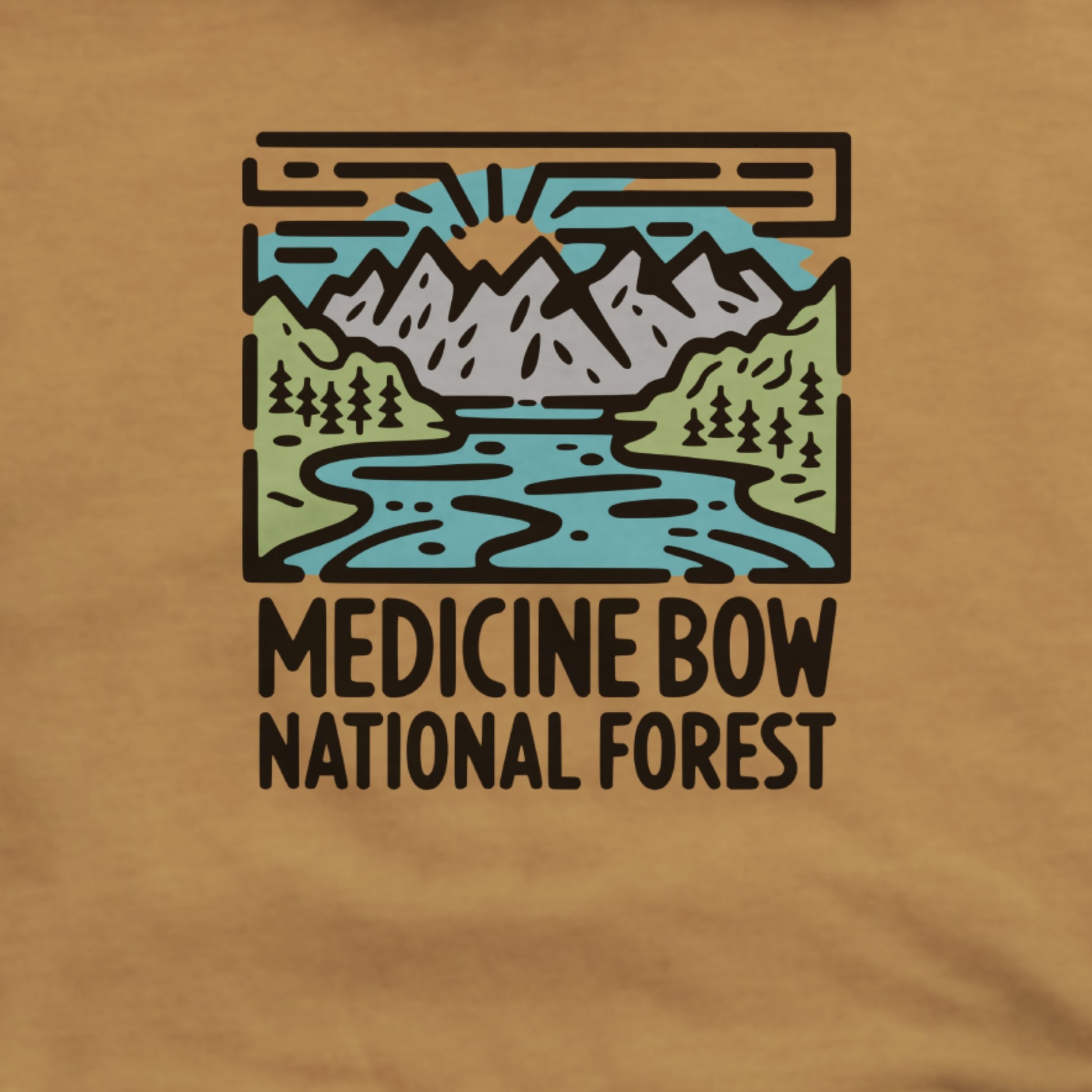 Medicine Bow National Forest Hoodie Adventure and Outdoors Themed Hoodie