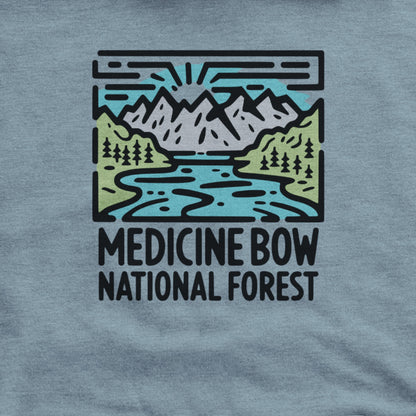Medicine Bow National Forest Hoodie Adventure and Outdoors Themed Hoodie
