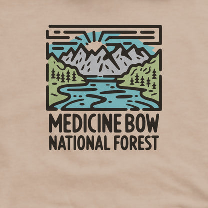 Medicine Bow National Forest Hoodie Adventure and Outdoors Themed Hoodie