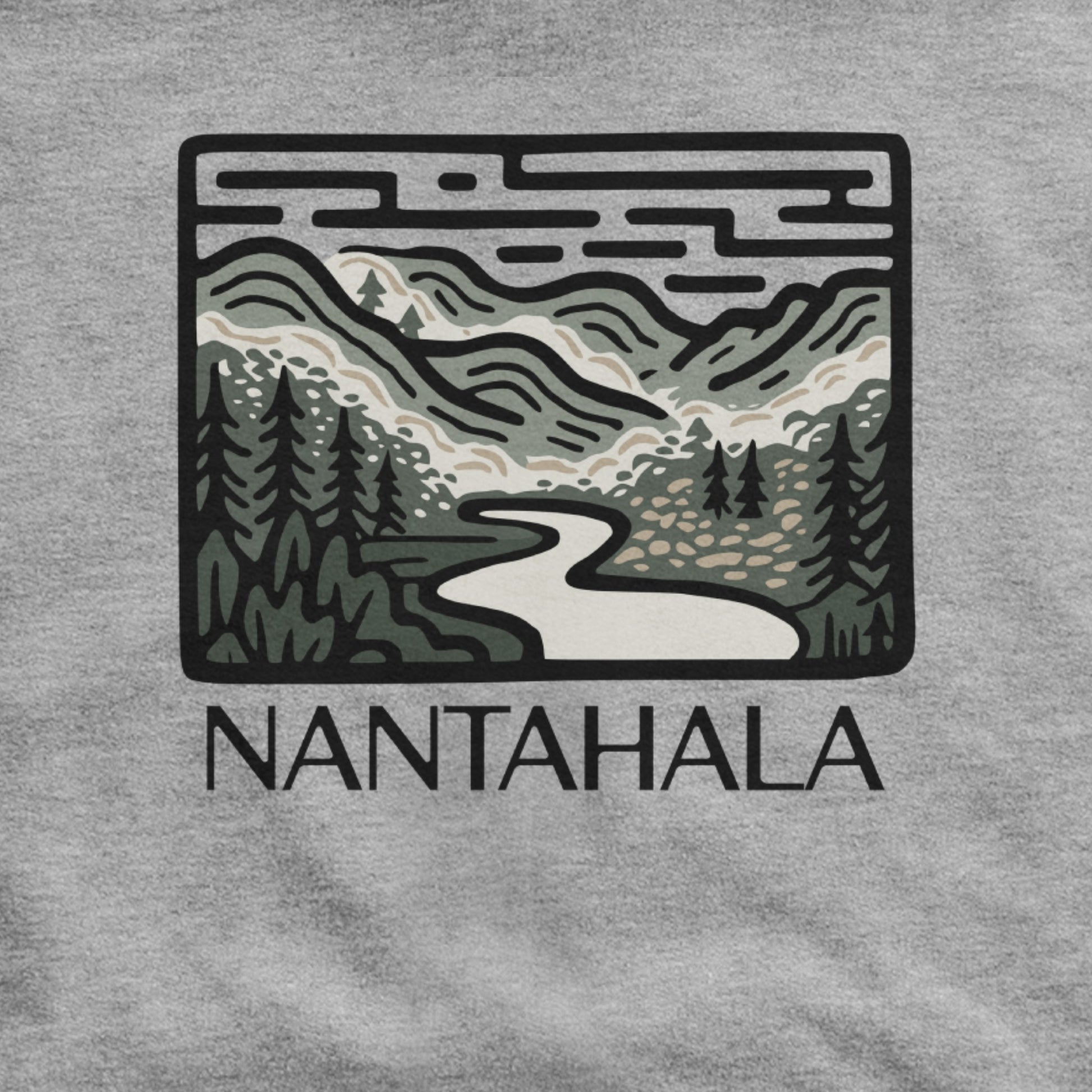 Nantahala National Forest Hoodie Adventure and Outdoors Themed Hoodie