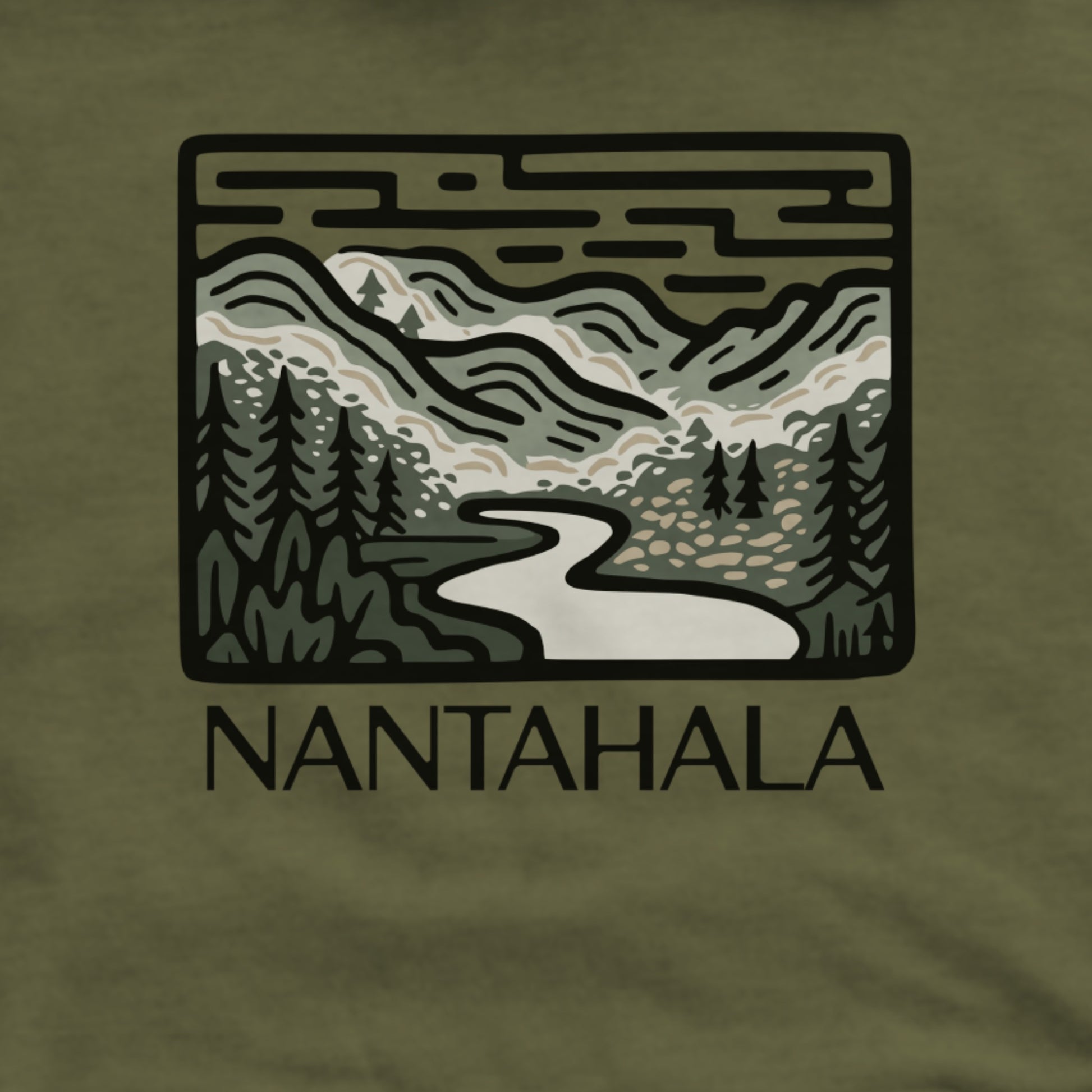 Nantahala National Forest Hoodie Adventure and Outdoors Themed Hoodie