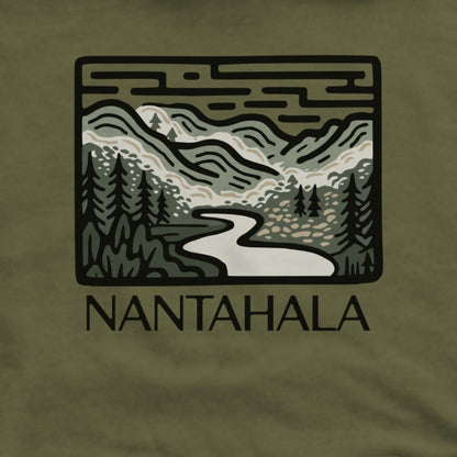 Nantahala National Forest Hoodie Adventure and Outdoors Themed Hoodie