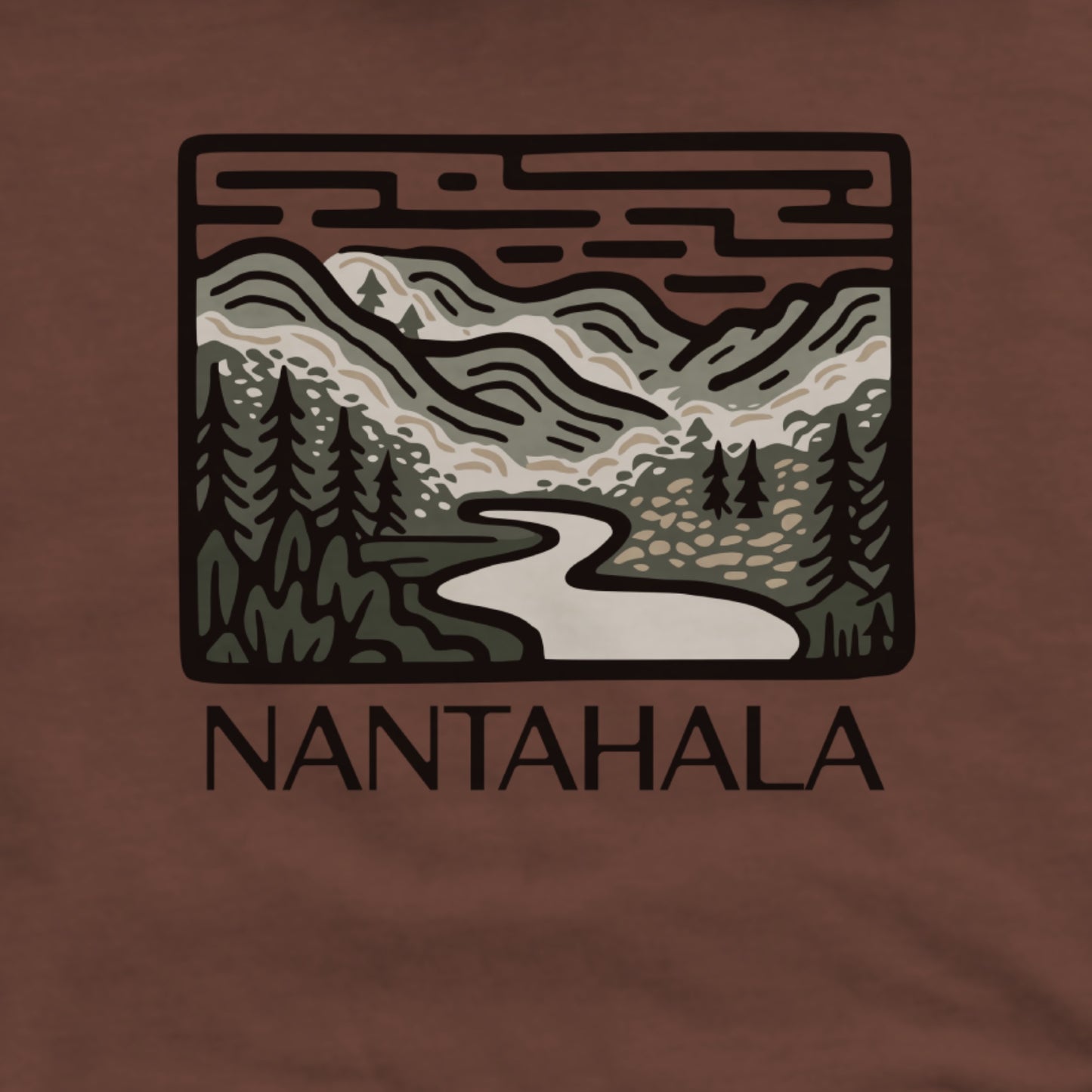 Nantahala National Forest Hoodie Adventure and Outdoors Themed Hoodie