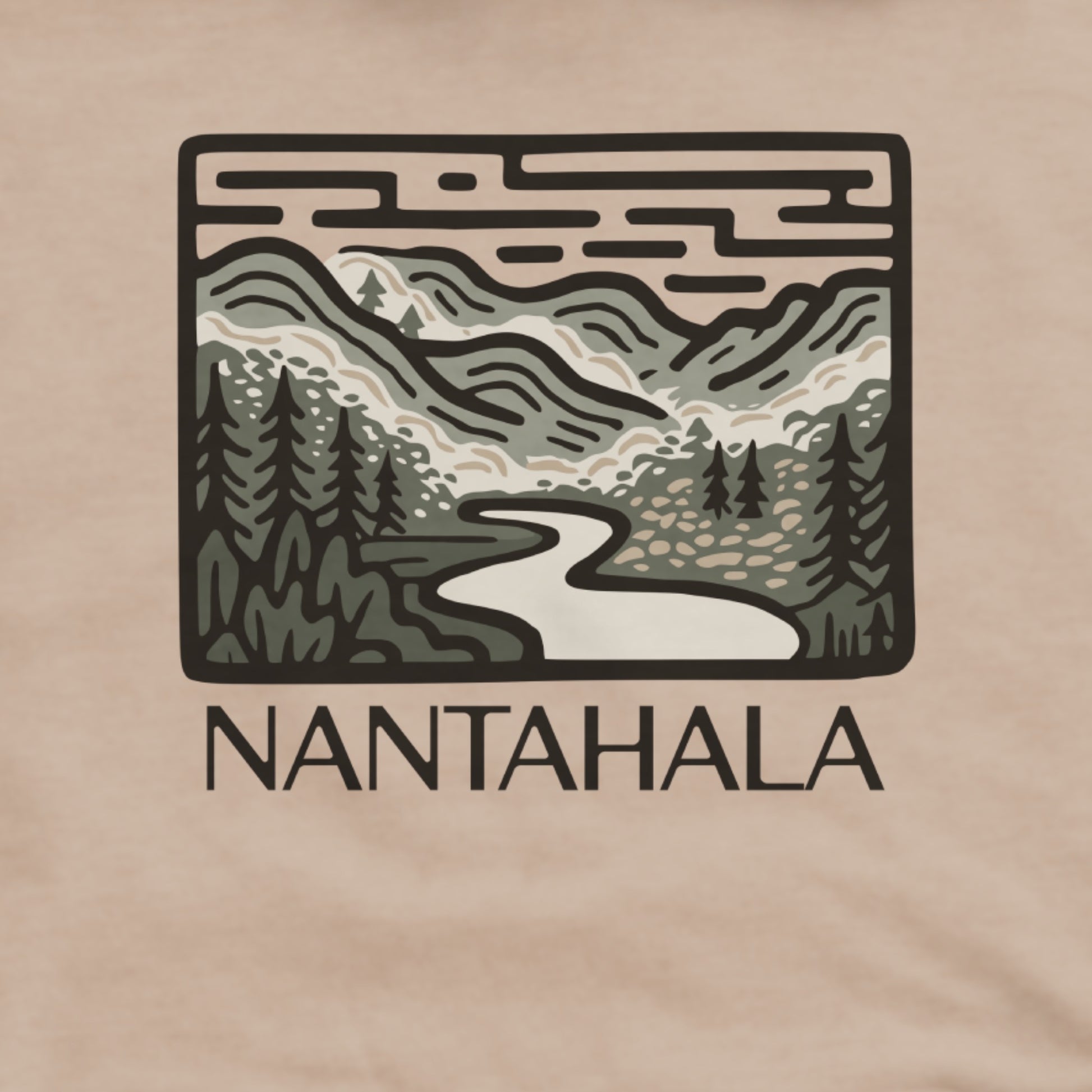 Nantahala National Forest Hoodie Adventure and Outdoors Themed Hoodie