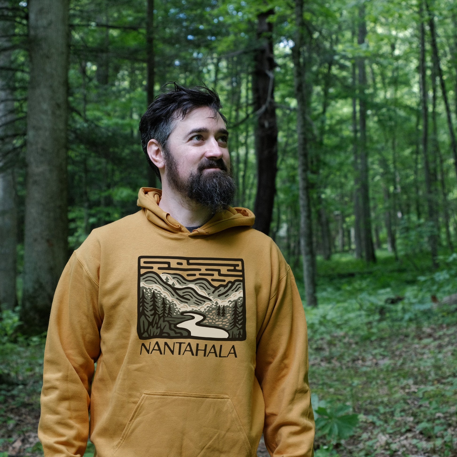 Nantahala National Forest Hoodie Adventure and Outdoors Themed Hoodie