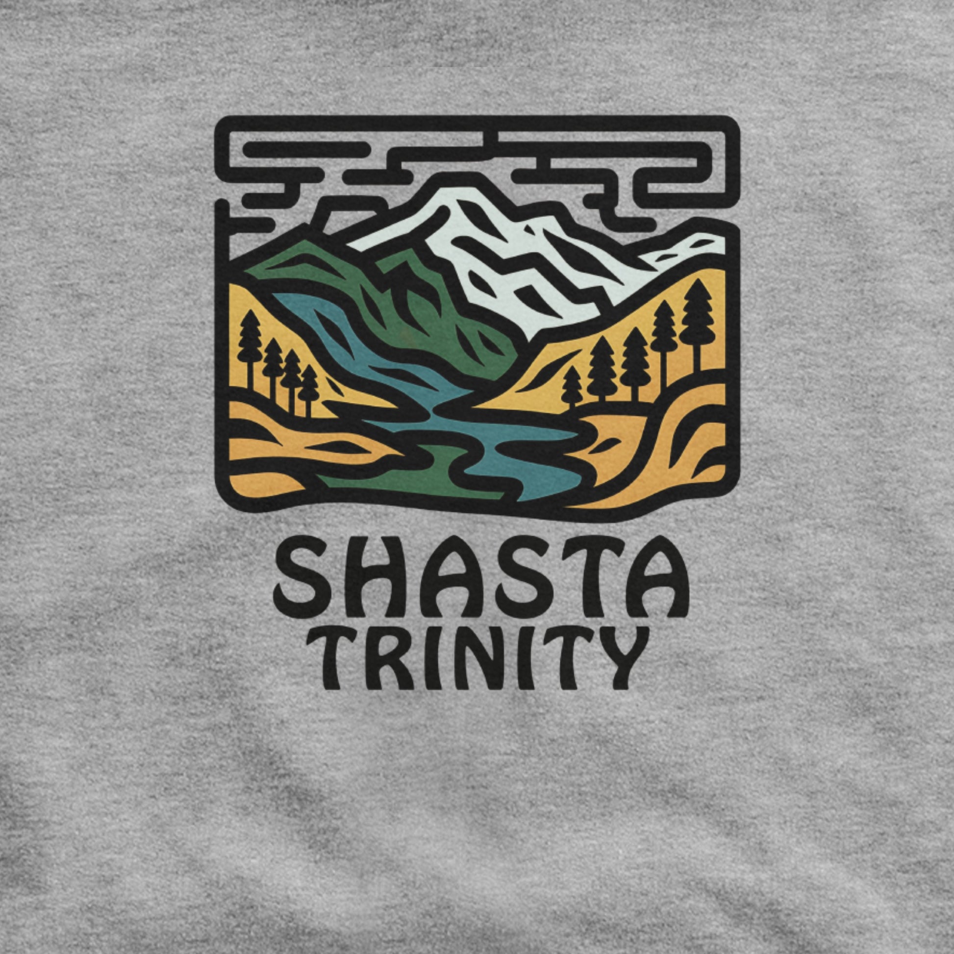 Shasta-Trinity National Forest Hoodie Adventure and Outdoors Themed Hoodie
