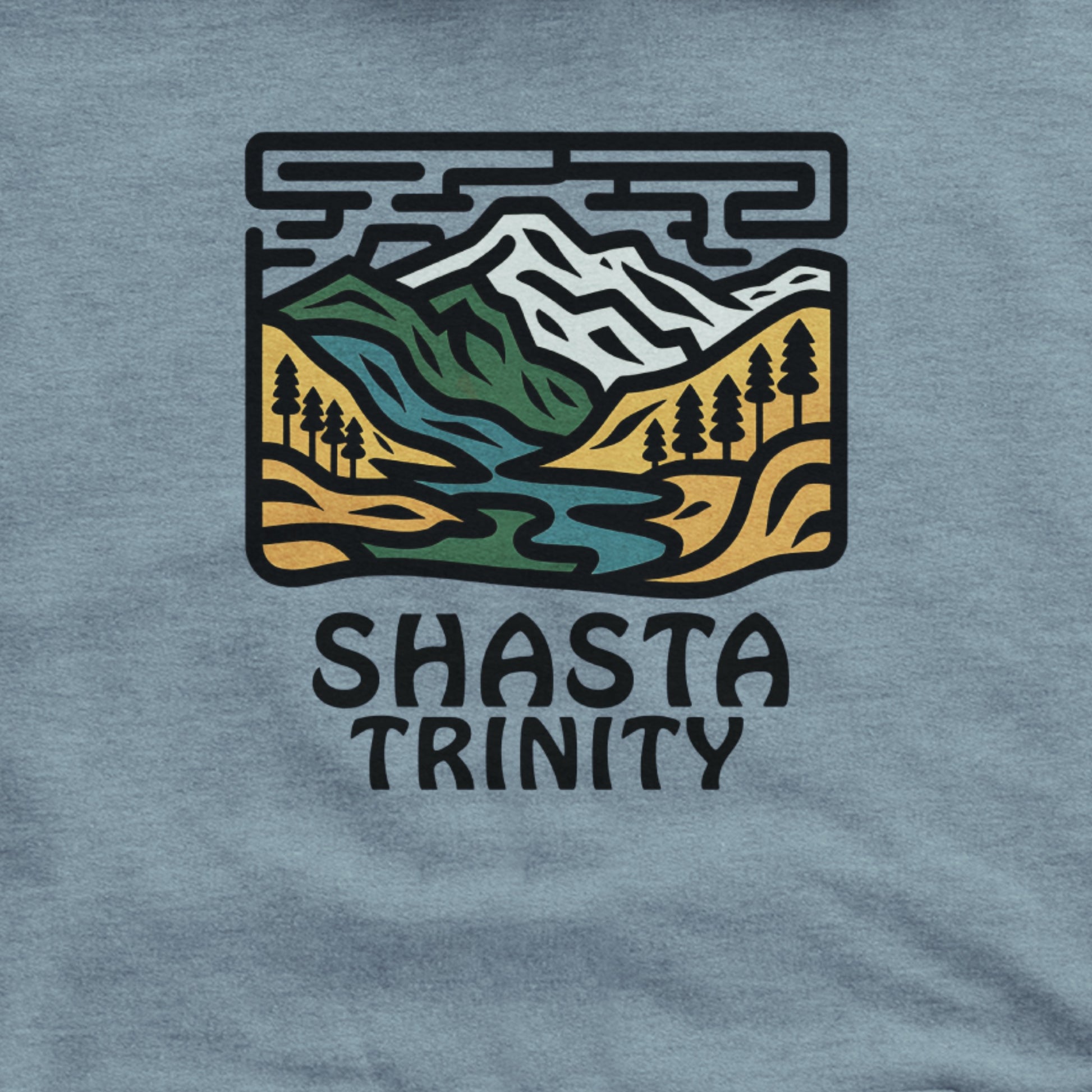 Shasta-Trinity National Forest Hoodie Adventure and Outdoors Themed Hoodie