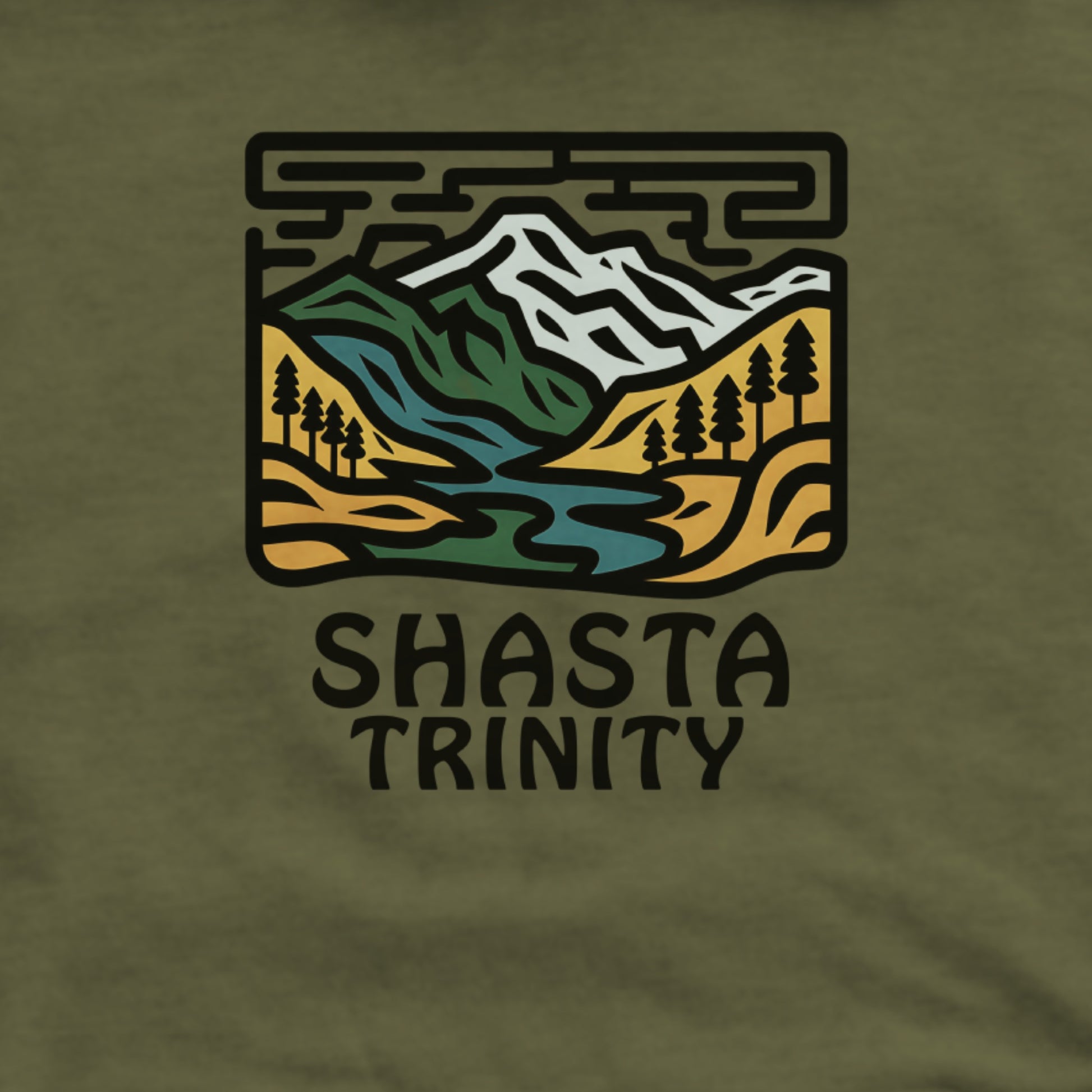 Shasta-Trinity National Forest Hoodie Adventure and Outdoors Themed Hoodie