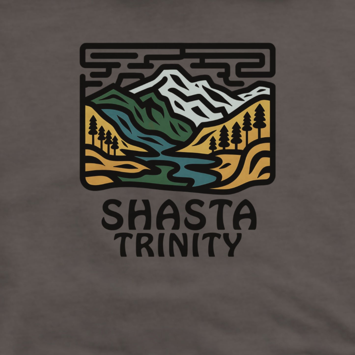 Shasta-Trinity National Forest Hoodie Adventure and Outdoors Themed Hoodie