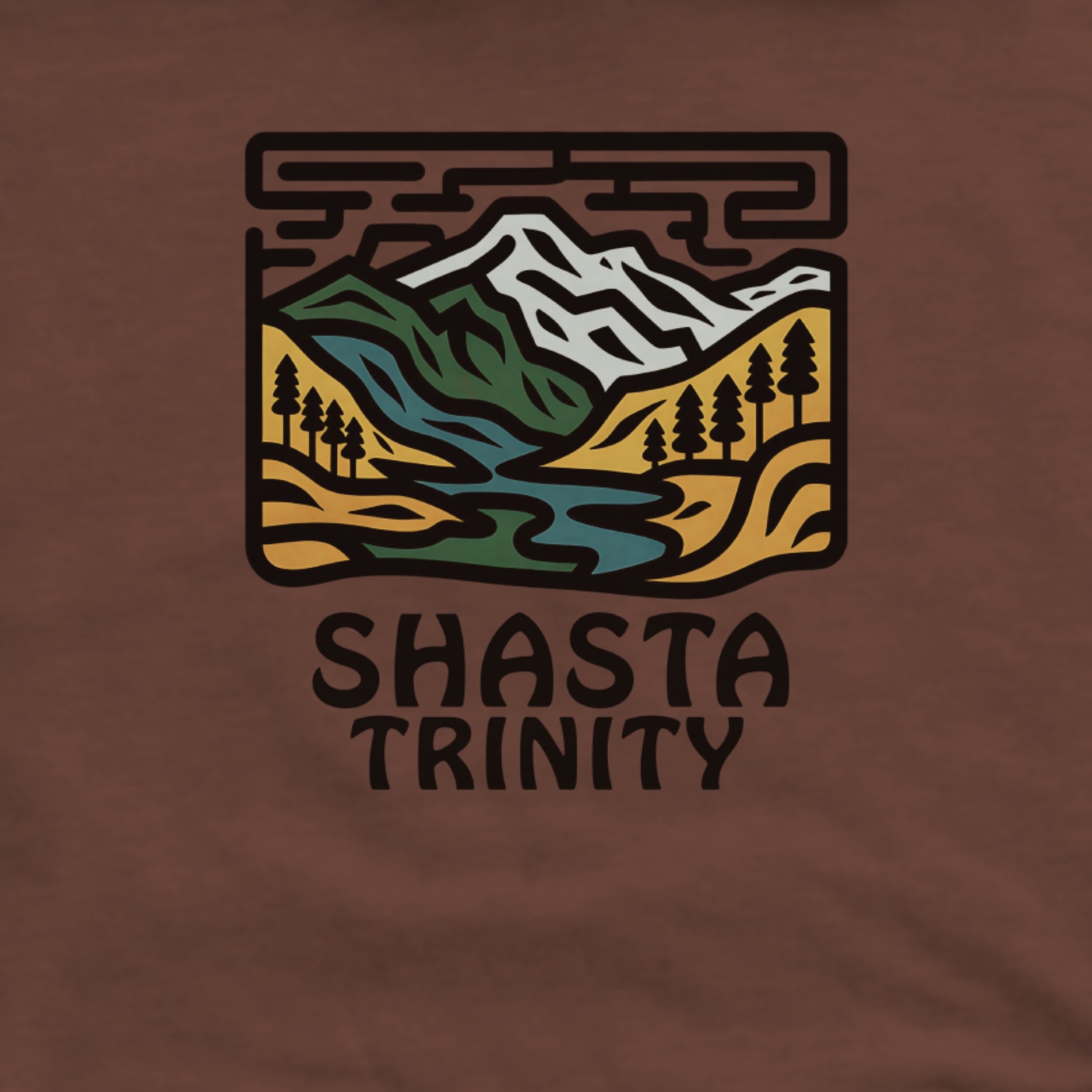 Shasta-Trinity National Forest Hoodie Adventure and Outdoors Themed Hoodie