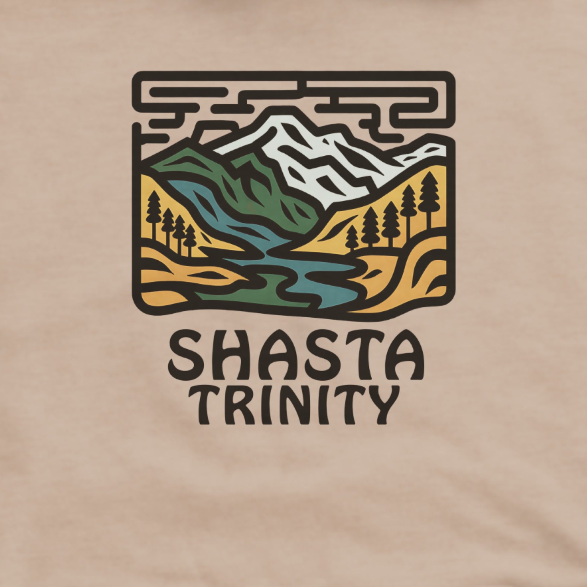 Shasta-Trinity National Forest Hoodie Adventure and Outdoors Themed Hoodie