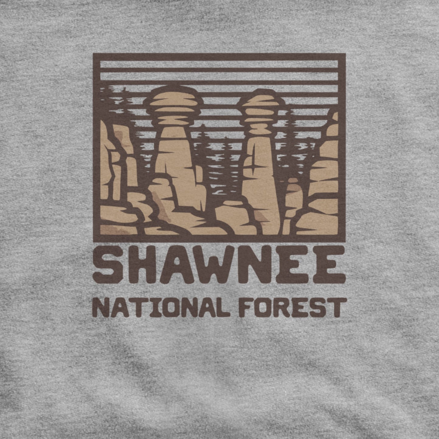 Shawnee National Forest Hoodie Adventure and Outdoors Themed Hoodie